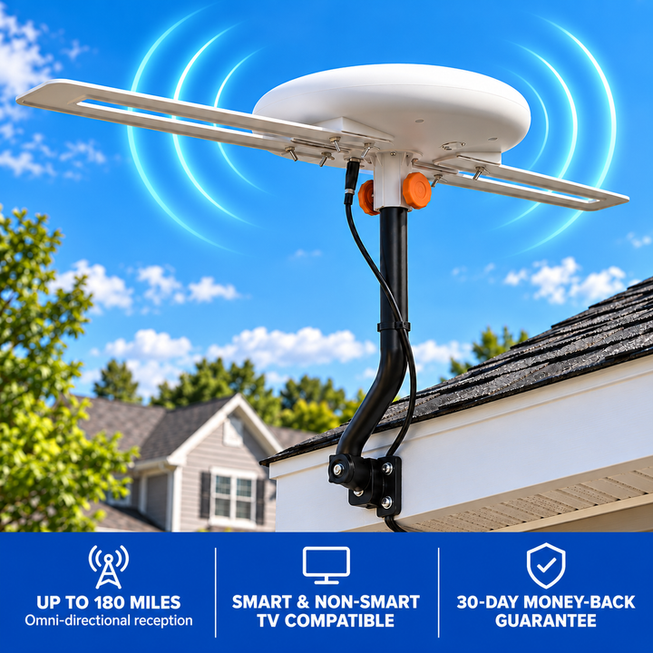 InstaBeam Omni 360 XR Extended-Range Outdoor TV Antenna