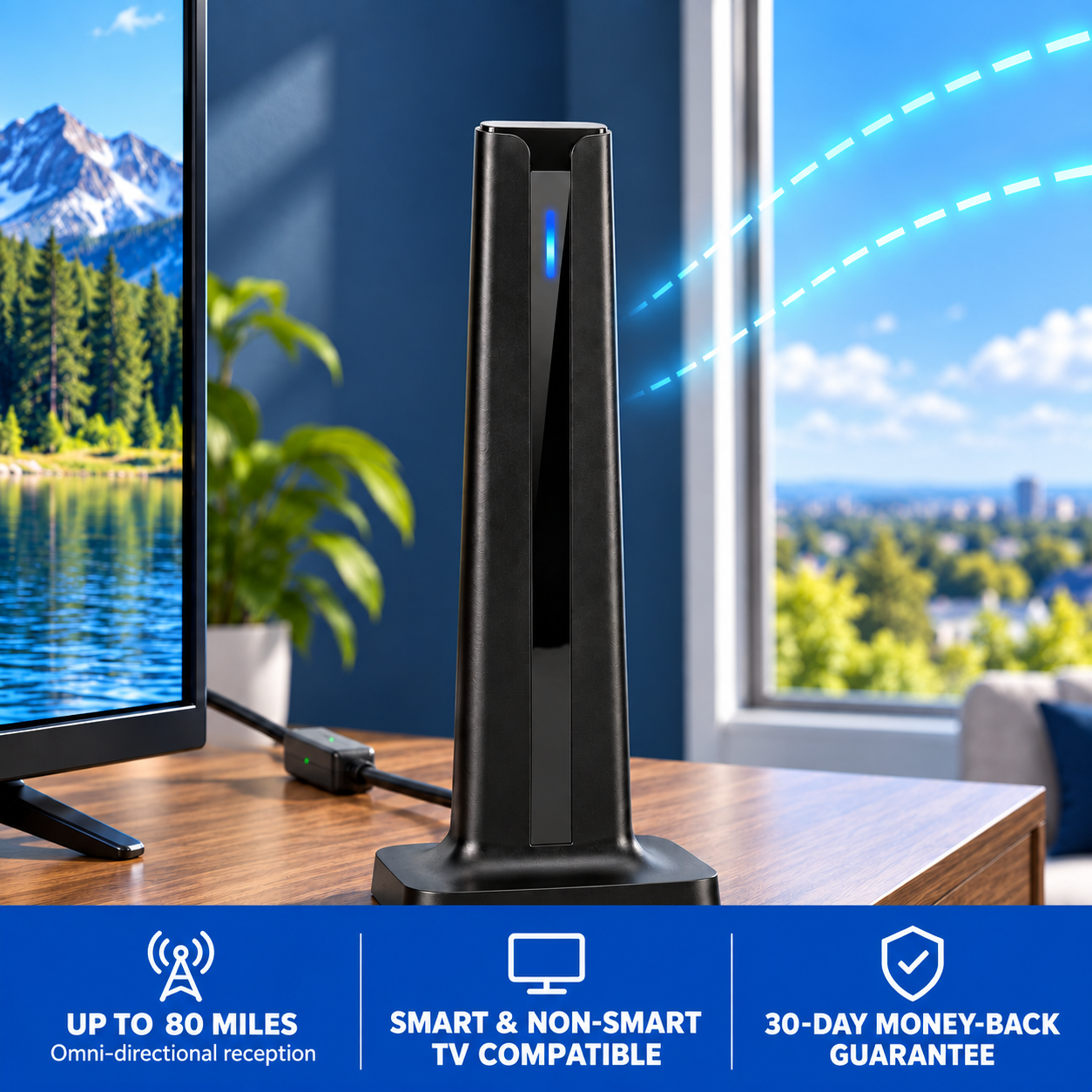 InstaBeam Indoor TV Antenna