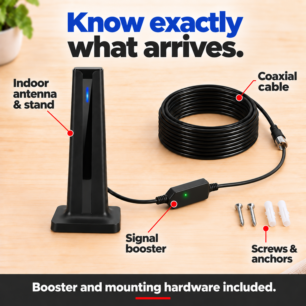 InstaBeam Indoor TV Antenna