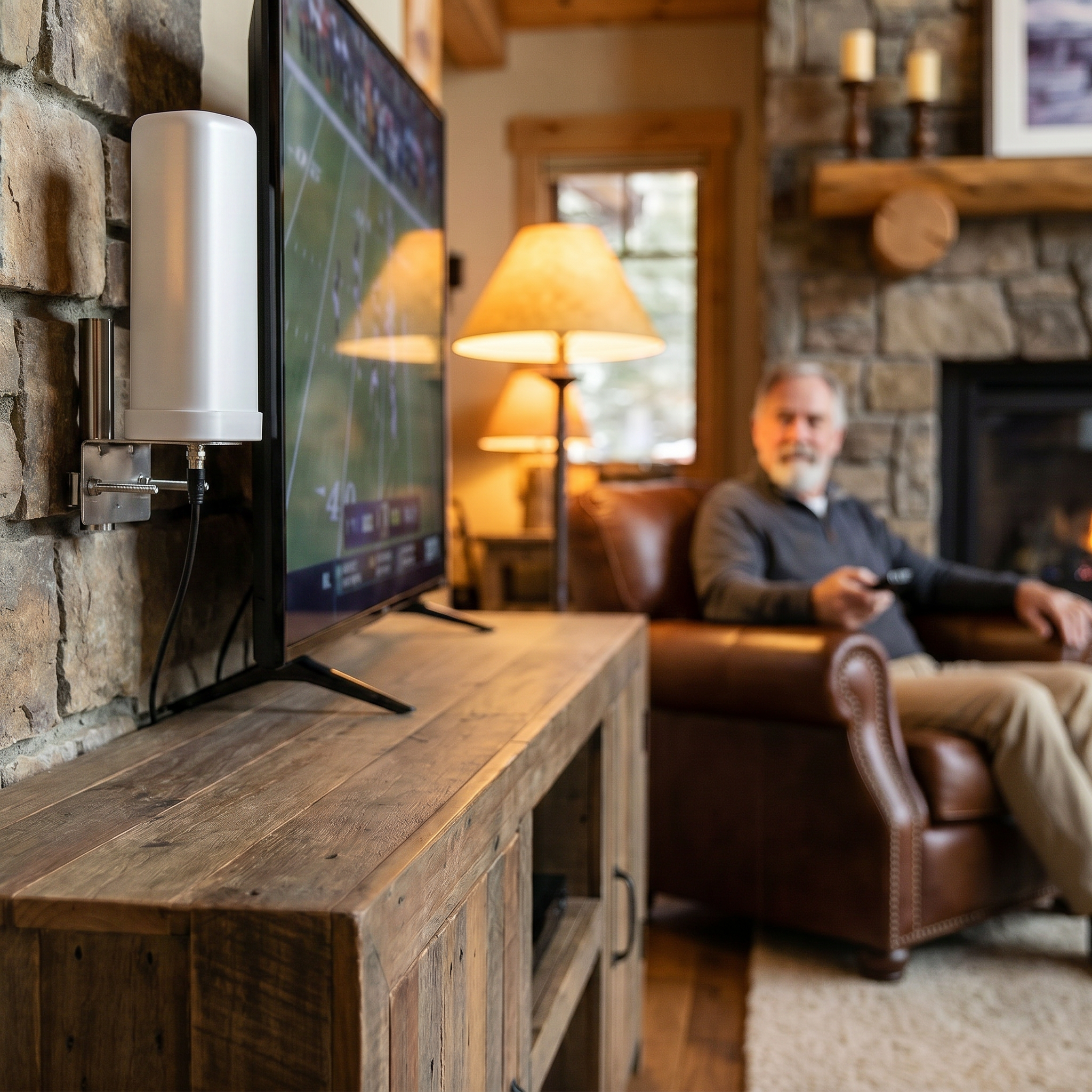 InstaBeam 360° Indoor/Outdoor TV Antenna