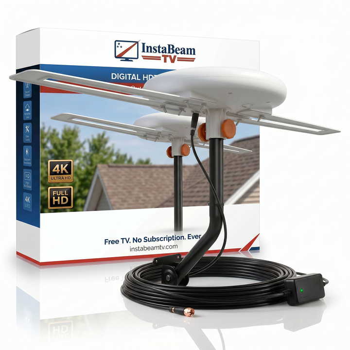 InstaBeam Omni 360 XR Extended-Range Outdoor TV Antenna