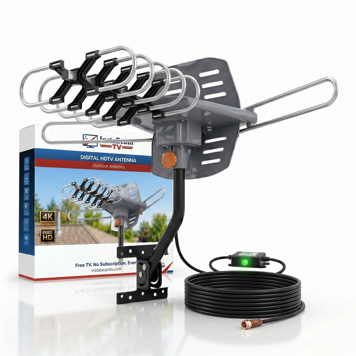 InstaBeam Long-Range Outdoor TV Antenna