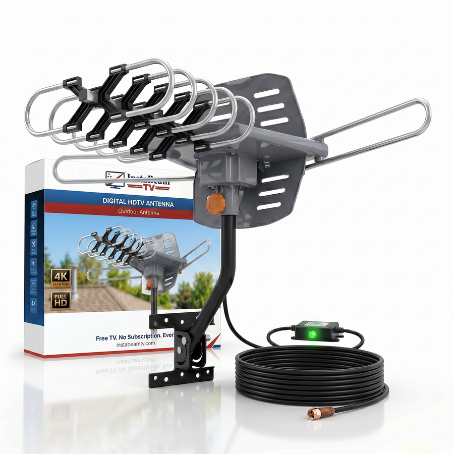 InstaBeam Long-Range Outdoor TV Antenna