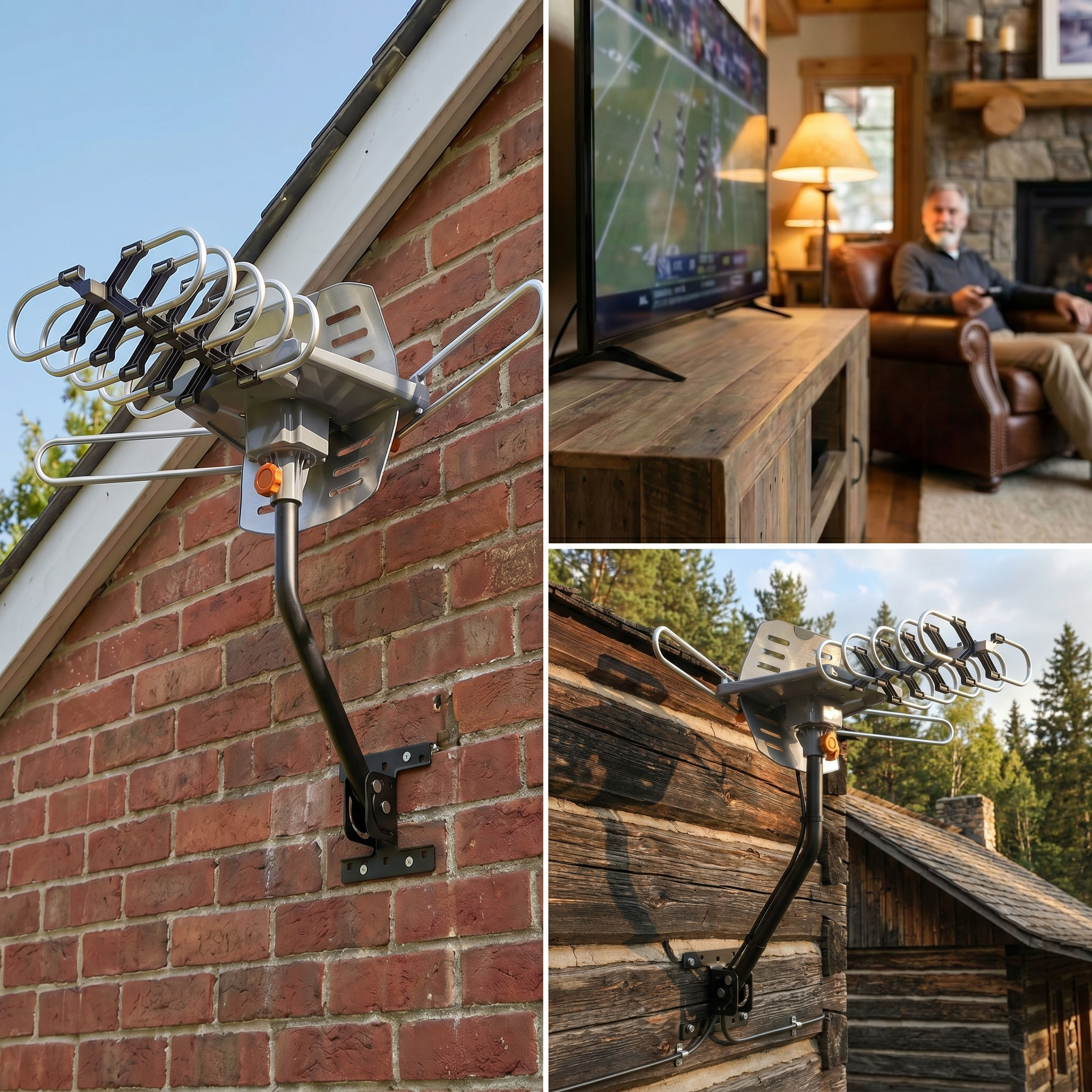 InstaBeam Long-Range Outdoor TV Antenna